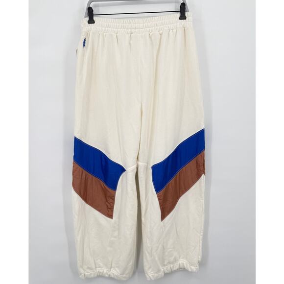 Free People Pants - NWT Free People Movement Women's Hot Track Sweatpants Wide Leg Cream Size Large